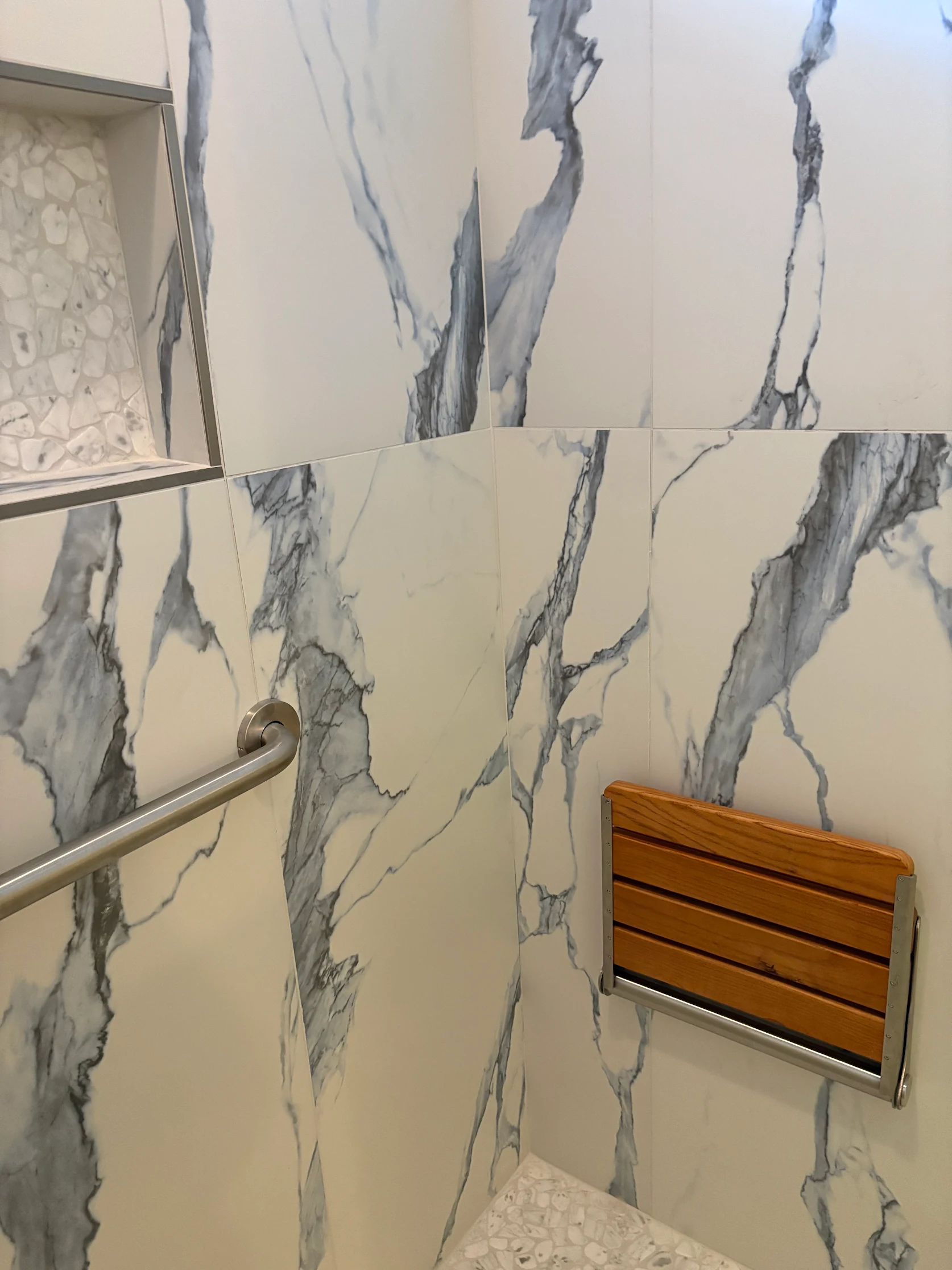 Luxury Bathroom Remodel for customer Lorrie Hall