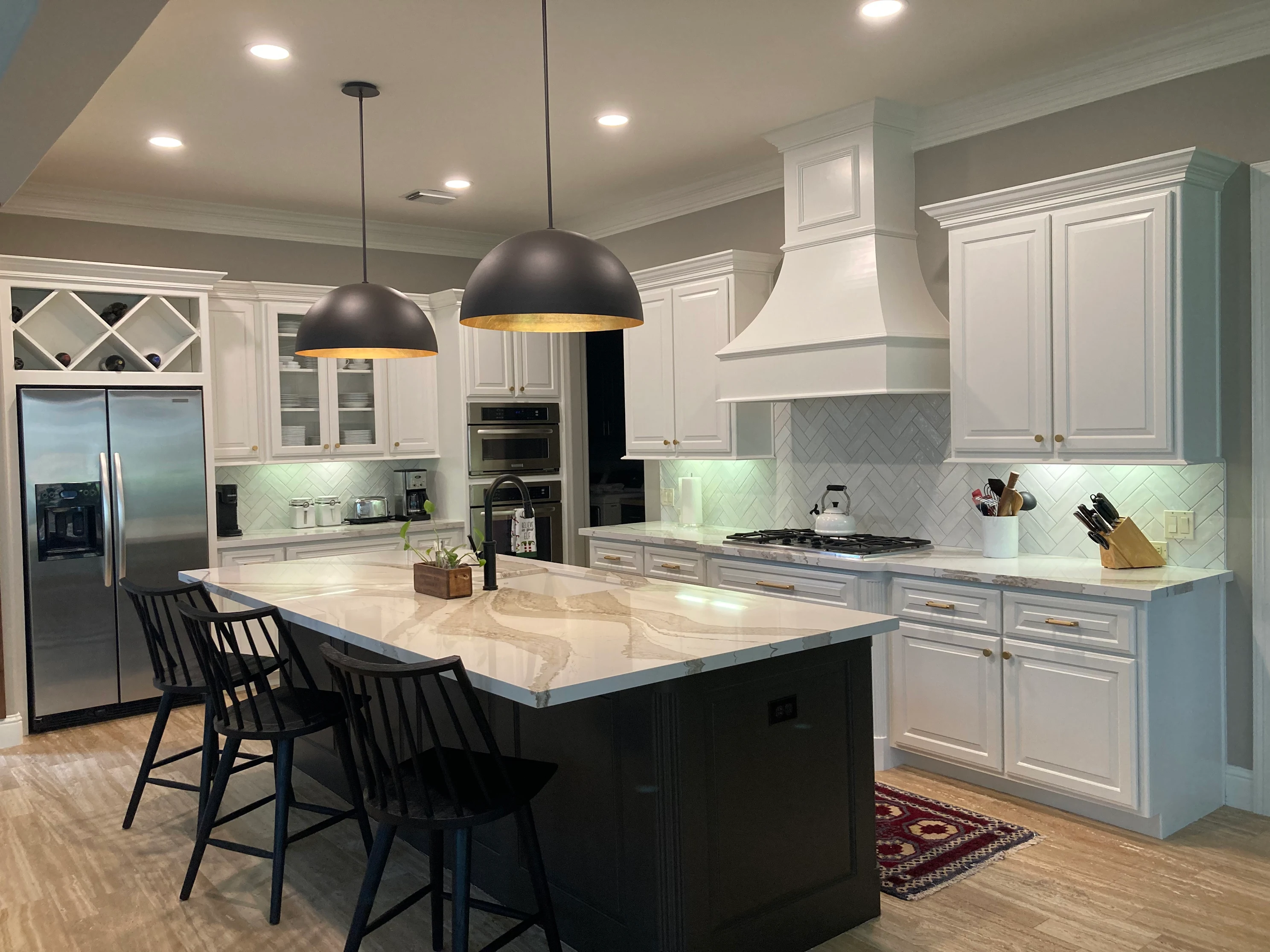 Modern Kitchen Renovation for customer Tami Kuykendall