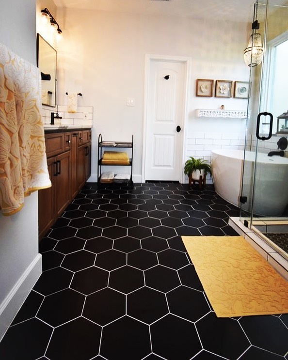 Flooring remodel featured on Instagram