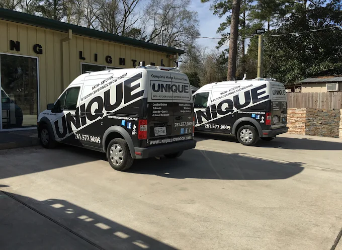 Unique Showroom work trucks equipped for all project sizes